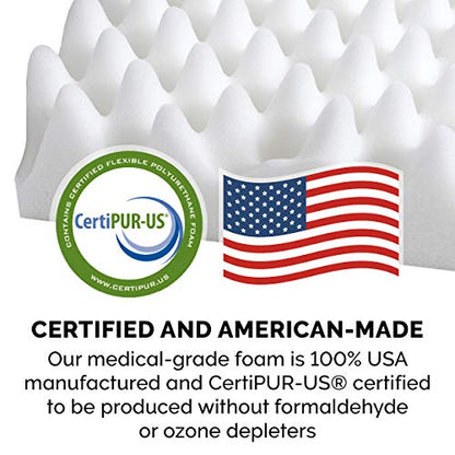 Feerway™ L-Shape Dog Sofa Bed | Medium Orthopedic Egg-Crate & Memory Foam Chaise with Removable Washable Faux-Fur & Suede Cover (Stone Grey)