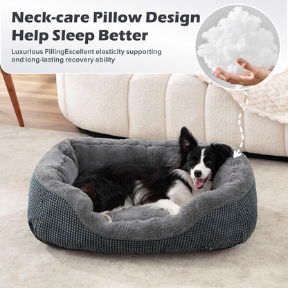Feerway™ CozyNest Orthopedic Pet Bed – Small | Ultra-Soft, Calming & Washable Pet Bed