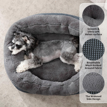 Feerway™ CozyNest Orthopedic Pet Bed – Small | Ultra-Soft, Calming & Washable Pet Bed